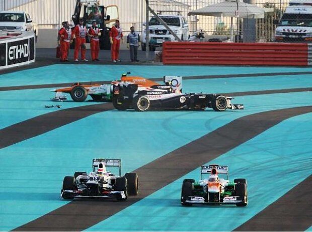 Nico Hülkenberg, Bruno Senna, Sergio Perez, Paul di Resta Nico Hülkenberg, Bruno Senna, Sergio Perez, Paul di Resta