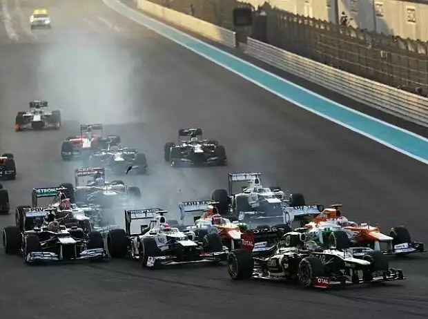 Titel-Bild zur News: Bruno Senna, Sergio Perez, Nico Hülkenberg, Paul di Resta