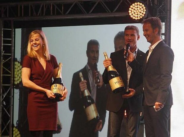 Susie Wolff, David Coulthard Susie Wolff, David Coulthard