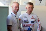 Jan Magnussen und Kevin Magnussen (McLaren) 