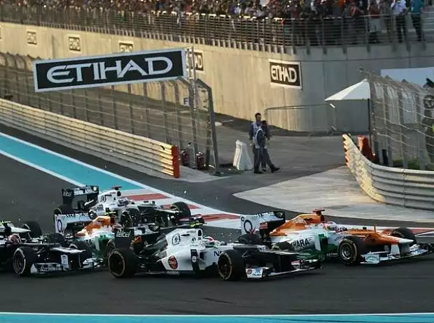 Sergio Perez, Romain Grosjean, Bruno Senna, Nico Hülkenberg, Paul di Resta Titel-Bild zur News: Sergio Perez, Romain Grosjean, Bruno Senna, Nico Hülkenberg, Paul di Resta