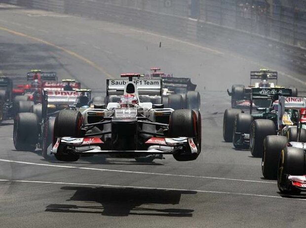 Titel-Bild zur News: Kamui Kobayashi, Romain Grosjean