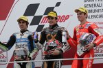 Julian Simon, Marc Marquez und Nicolas Terol 