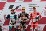 Julian Simon, Marc Marquez und Nicolas Terol 