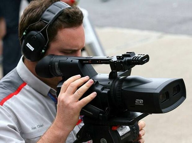 Titel-Bild zur News: 3D-Kamera im Formel-1-Probeeinsatz