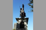 Eine Statue beim Kapitol von Texas in Austin