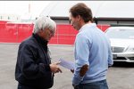 Bernie Ecclestone (Formel-1-Chef) und Christian Horner (Red-Bull-Teamchef) 