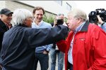 Bernie Ecclestone (Formel-1-Chef) und Christian Horner (Red-Bull-Teamchef) 