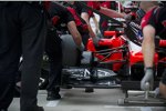 Boxenstopp-Übungen bei Marussia