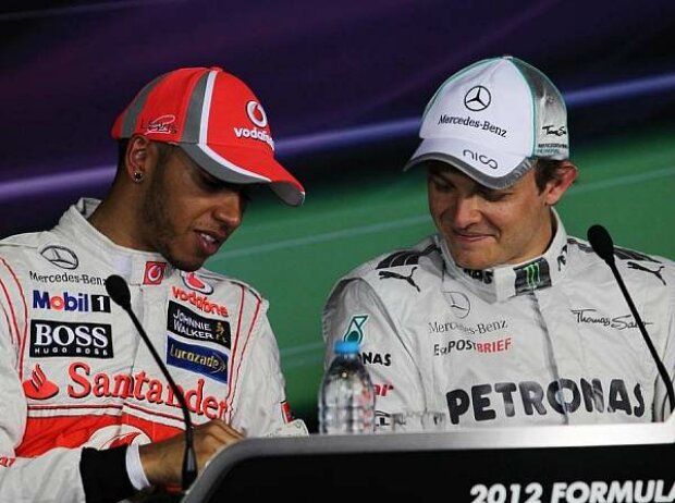 Nico Rosberg, Lewis Hamilton