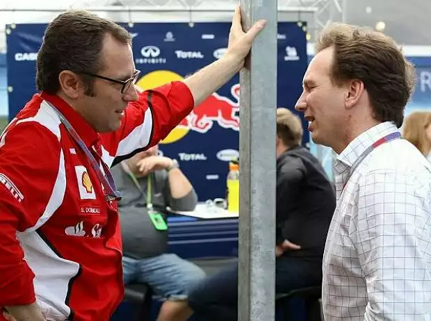 Stefano Domenicali (Ferrari-Teamchef), Christian Horner (Red-Bull-Teamchef) Titel-Bild zur News: Stefano Domenicali (Ferrari-Teamchef), Christian Horner (Red-Bull-Teamchef)