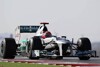 Bild zum Inhalt: Mercedes: Schumacher stark - Testarbeit bremst Rosberg