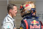 Michael Schumacher (Mercedes) und Sebastian Vettel (Red Bull) 