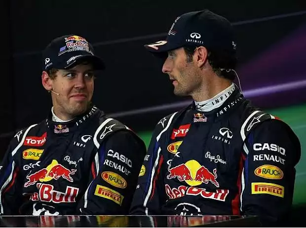 Titel-Bild zur News: Sebastian Vettel, Mark Webber