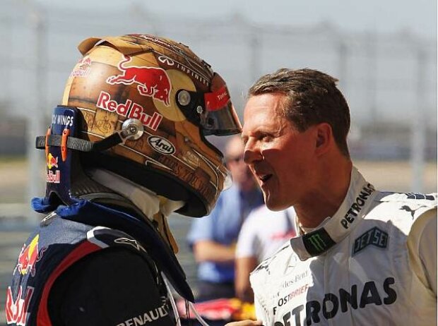 Titel-Bild zur News: Sebastian Vettel, Michael Schumacher