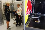 Sebastian Vettel (Red Bull) und Heikki Huovinen