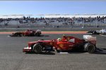 Fernando Alonso und und Felipe Massa (Ferrari) 