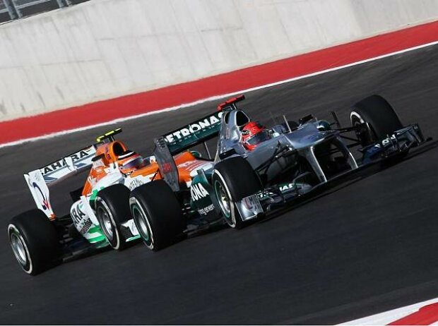 Michael Schumacher, Nico Hülkenberg Michael Schumacher, Nico Hülkenberg