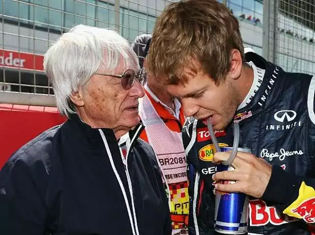 Bernie Ecclestone (Formel-1-Chef), Sebastian Vettel Titel-Bild zur News: Bernie Ecclestone (Formel-1-Chef), Sebastian Vettel