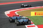 Michael Schumacher (Mercedes) und Jenson Button (McLaren) 