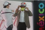 Sergio Perez (Sauber) und der mexikanische Präsident Felipe Calderon