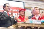Fernando Alonso in der New Yorker Börse