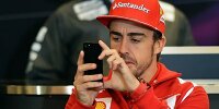 Bild zum Inhalt: Alonso ein Fan der modernen Kommunikationsmethoden