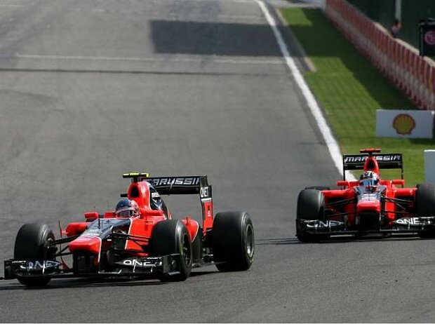 Charles Pic, Timo Glock Charles Pic, Timo Glock