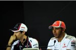 Bruno Senna (Williams) und Lewis Hamilton (McLaren) 