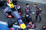 Mark Webber (Red Bull) und Sebastian Vettel (Red Bull) 