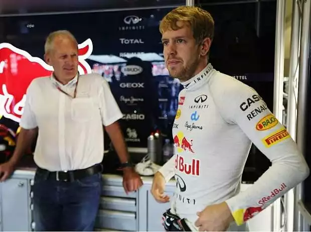 Titel-Bild zur News: Sebastian Vettel, Helmut Marko (Red-Bull-Motorsportchef)