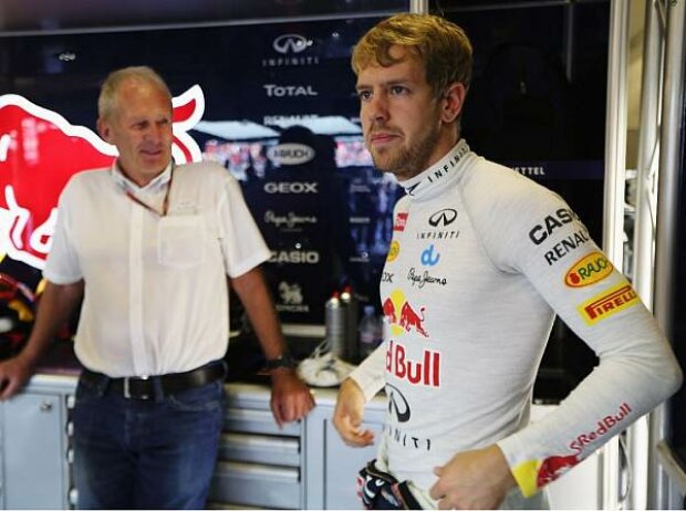 Titel-Bild zur News: Sebastian Vettel, Helmut Marko (Red-Bull-Motorsportchef)