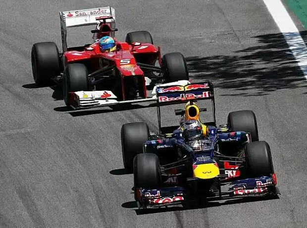 Titel-Bild zur News: Fernando Alonso, Sebastian Vettel