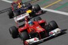 Bild zum Inhalt: Vettel, Alonso und die Schlacht, die den Krieg entscheidet