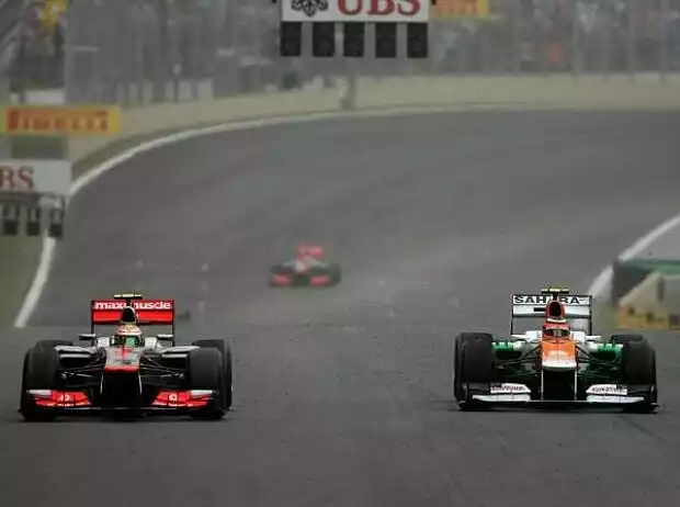 Nico Hülkenberg, Lewis Hamilton Titel-Bild zur News: Nico Hülkenberg, Lewis Hamilton