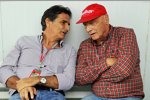 Nelson Piquet Jun. und Niki Lauda