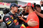 Sebastian Vettel (Red Bull) und Lewis Hamilton (McLaren) 