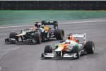 Paul di Resta (Force India) und Heikki Kovalainen (Caterham) 