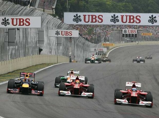 Fernando Alonso, Felipe Massa, Mark Webber Fernando Alonso, Felipe Massa, Mark Webber