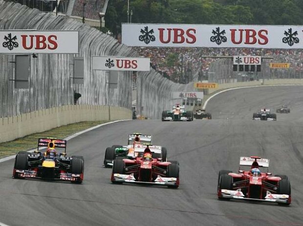 Fernando Alonso, Felipe Massa, Mark Webber