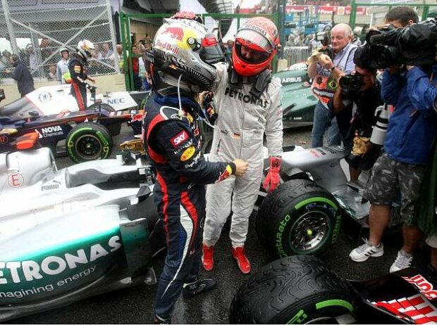 Michael Schumacher, Sebastian Vettel Michael Schumacher, Sebastian Vettel