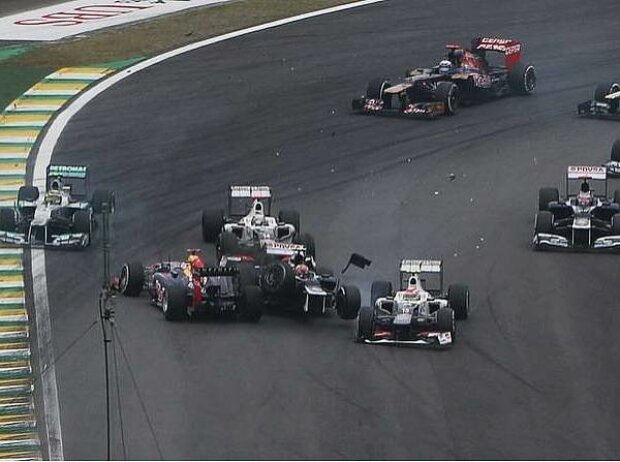 Bruno Senna, Sebastian Vettel