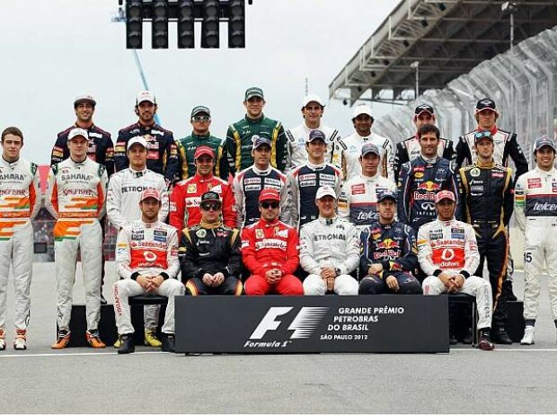 Titel-Bild zur News: Formel-1-Fahrer 2012