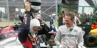 Sebastian Vettel und Michael Schumacher
