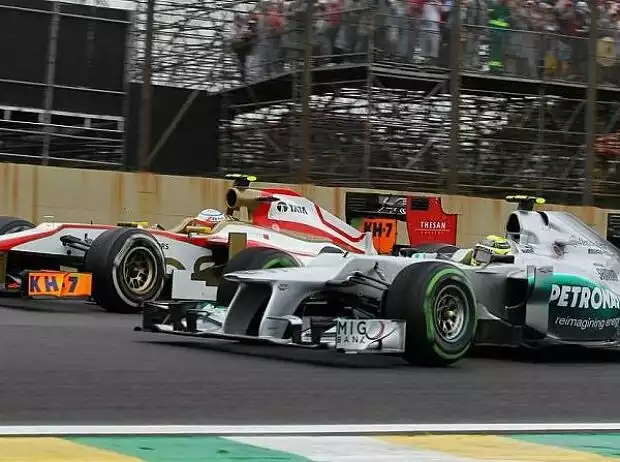 Titel-Bild zur News: Narain Karthikeyan, Nico Rosberg