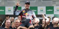 Bild zum Inhalt: Vettel auf dem Olymp: "Die Story ist noch nicht zu Ende!"