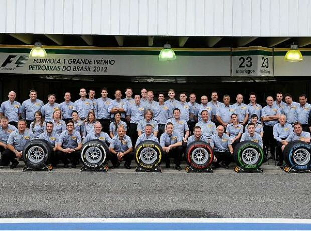Titel-Bild zur News: Das Formel-1-Team von Pirelli