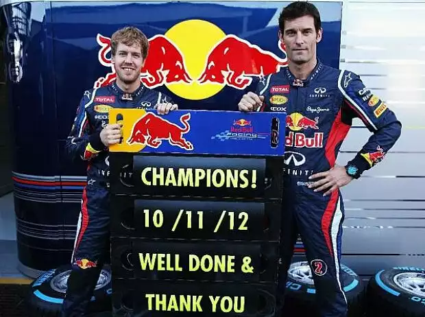 Mark Webber, Sebastian Vettel Titel-Bild zur News: Mark Webber, Sebastian Vettel