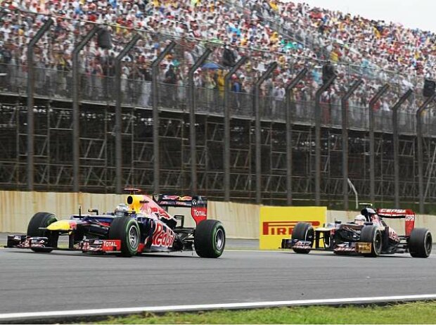 Titel-Bild zur News: Jean-Eric Vergne, Sebastian Vettel