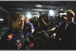 Die Presse scharrt sich um Sebastian Vettel 